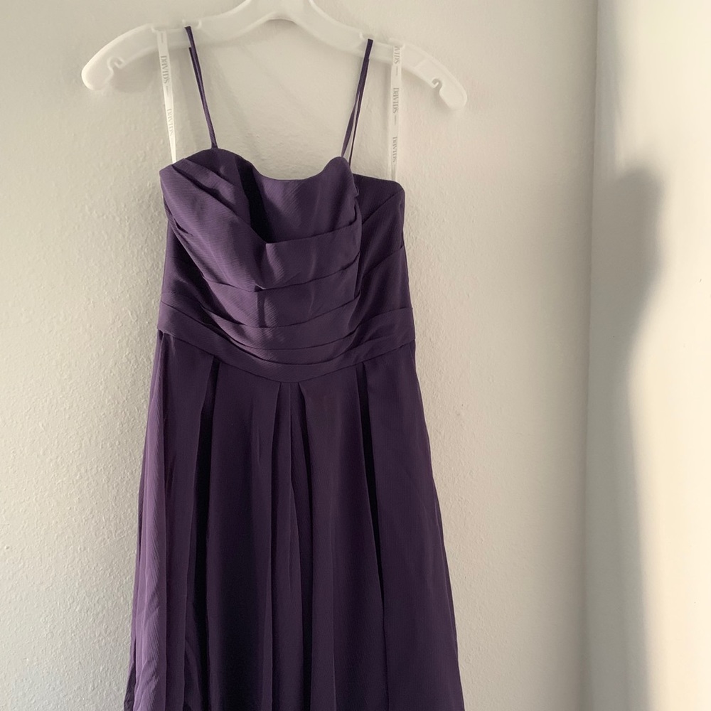 Purple David’s Bridal Dress - only worn once!